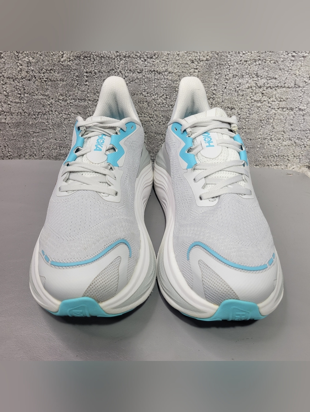 Hoka One Skyward X Women's Size US 9B Cosmic Grey/Rose Gold Athletic Sneakers. - Picture 2 of 12